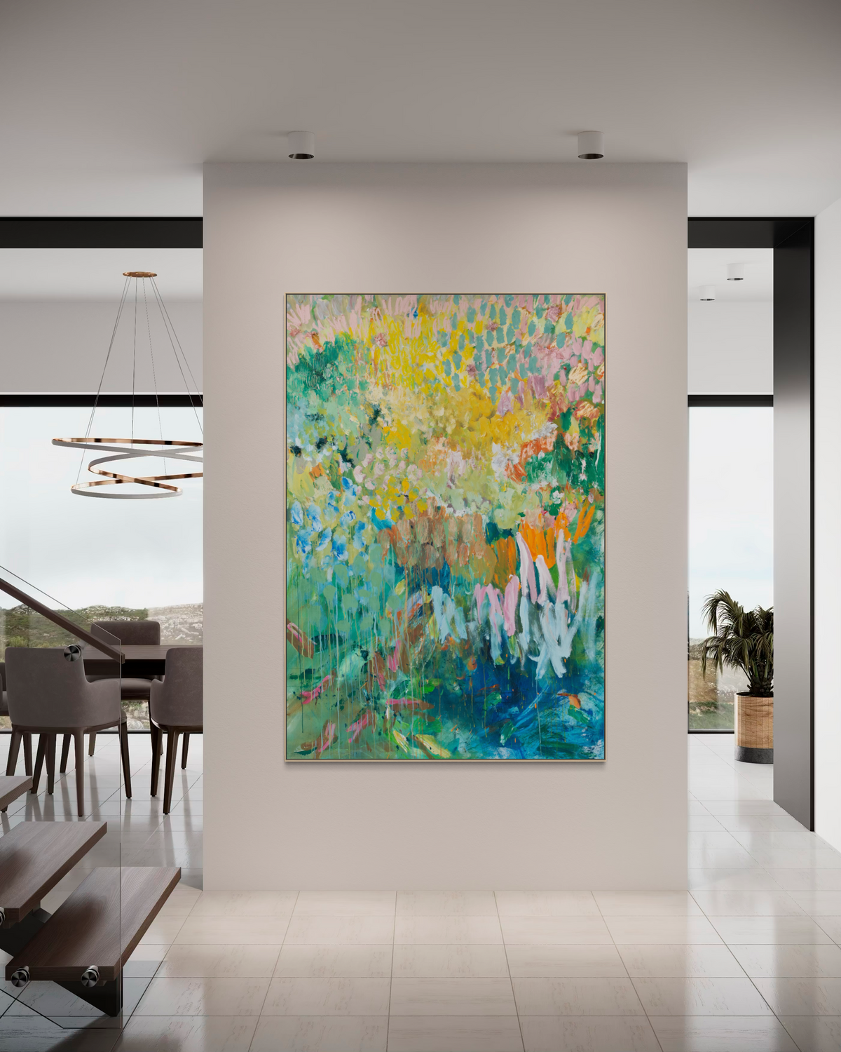 Where Flowers are left to play 190x130cm