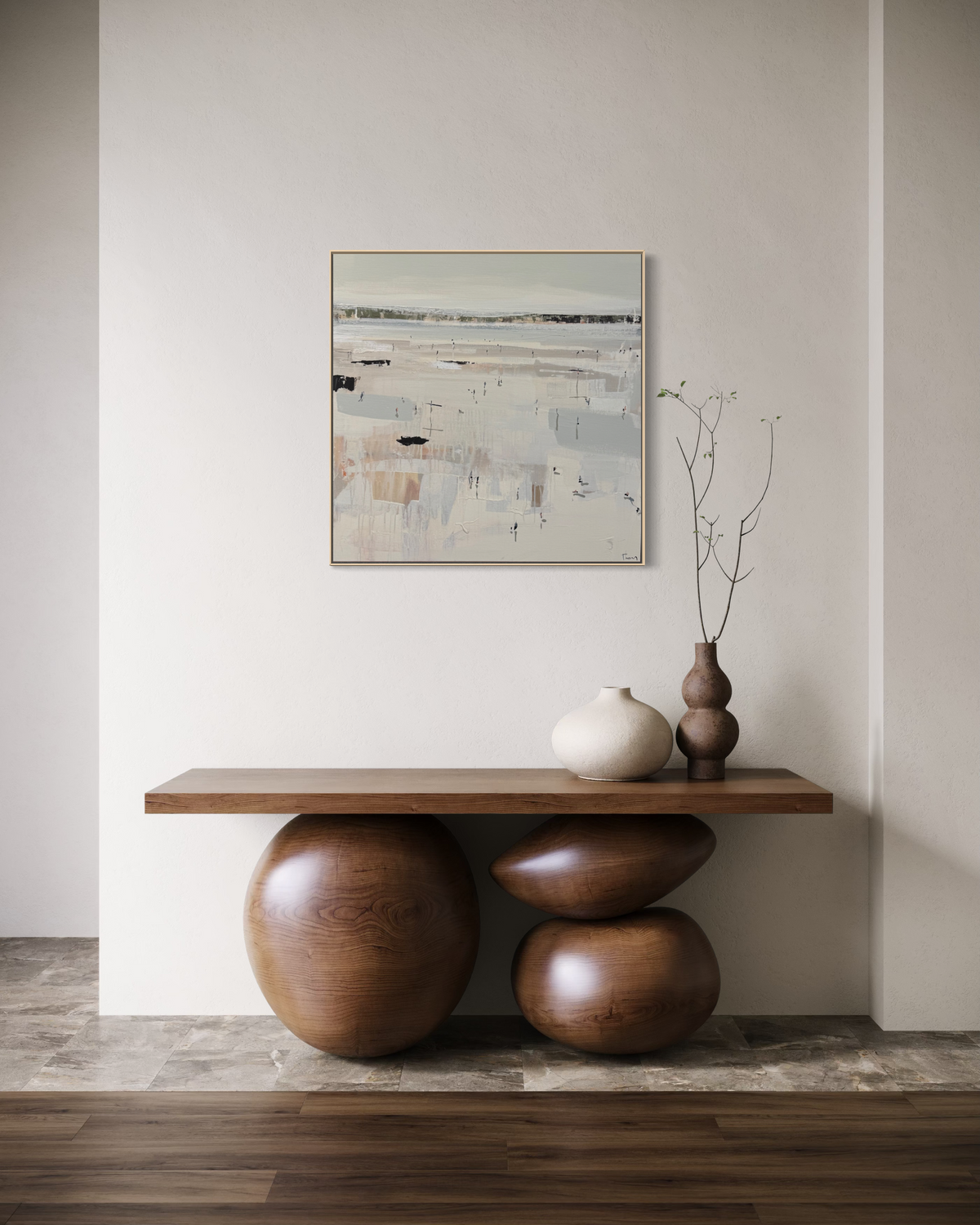 Takin' the day off 84x84cm