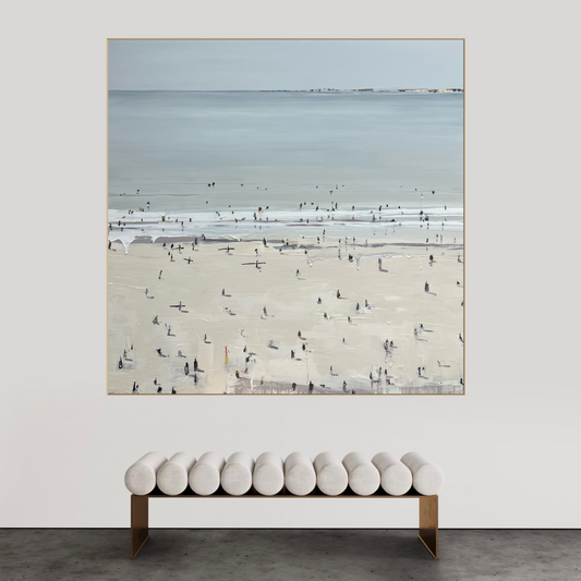 Between the flags 199x199cm