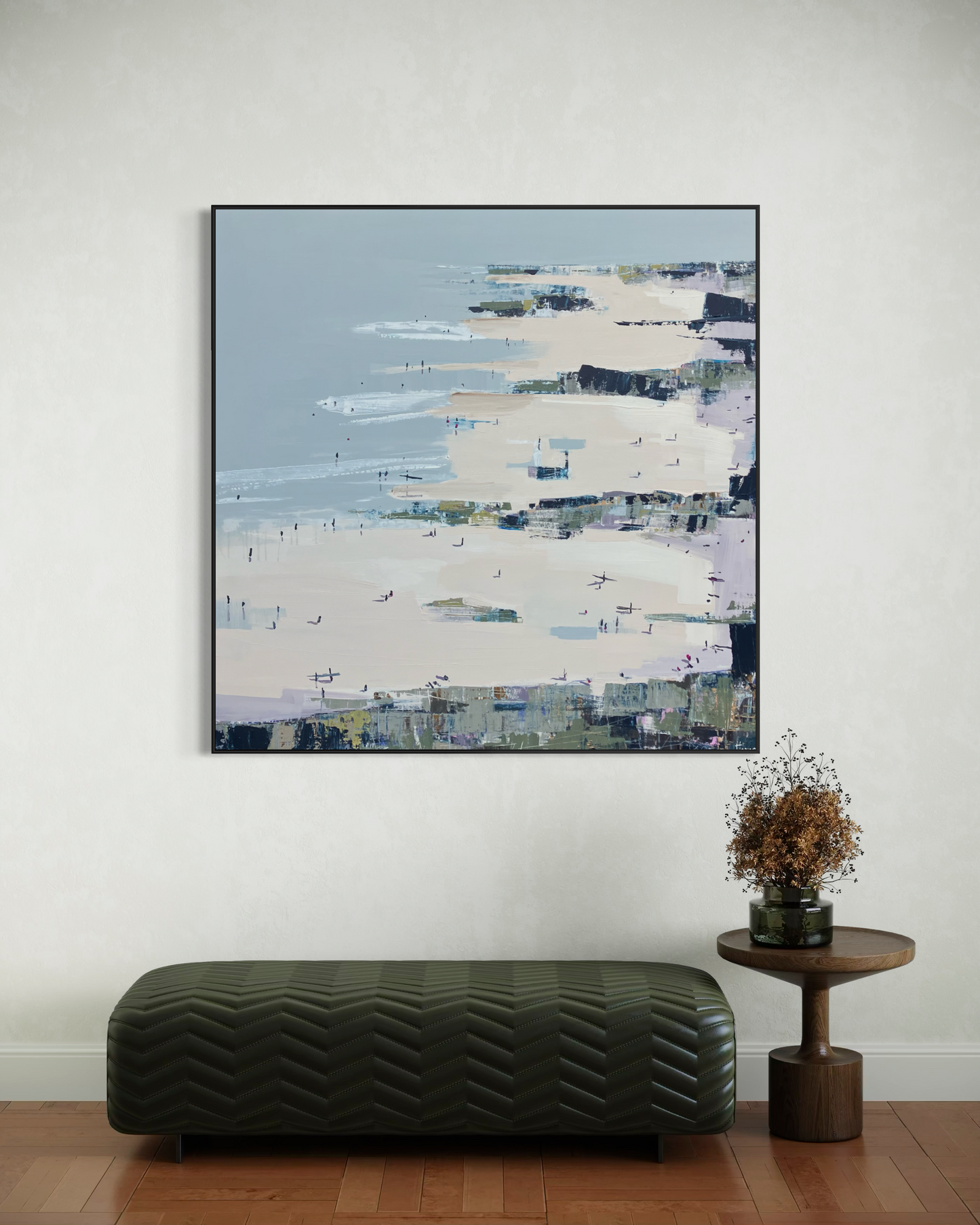 Taking the day off 134x134cm