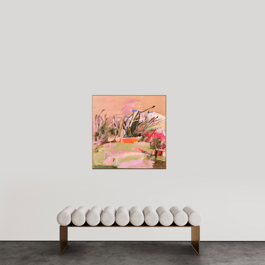 Wandering in Warm Light 90x90cm