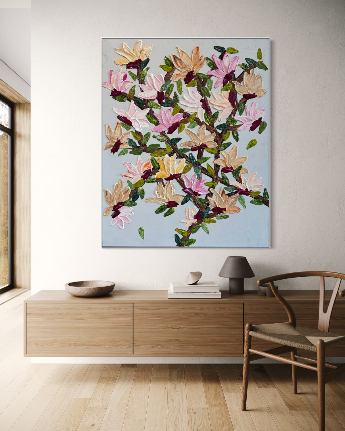 Magnolia Skies 150x120cm