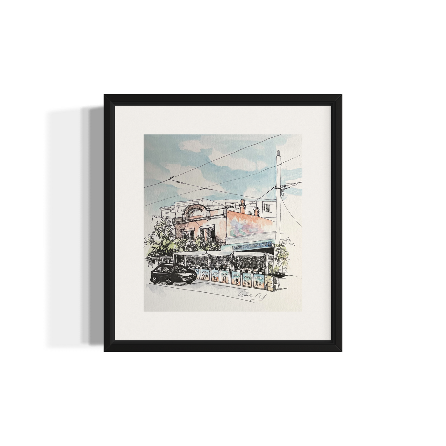 The Galleon café 38x34cm