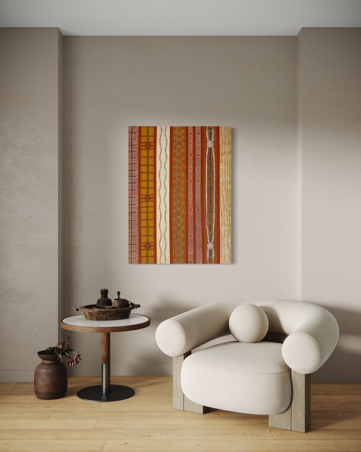 RAYMOND WALTERS PENANGKE - Traditional Anmatyerre Stories 120x90cm