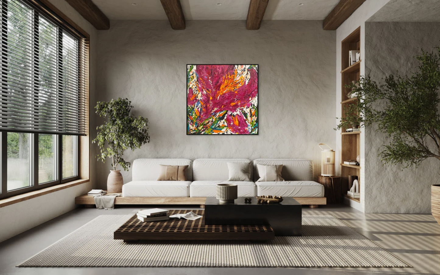 Tropicana Delight 120x120cm