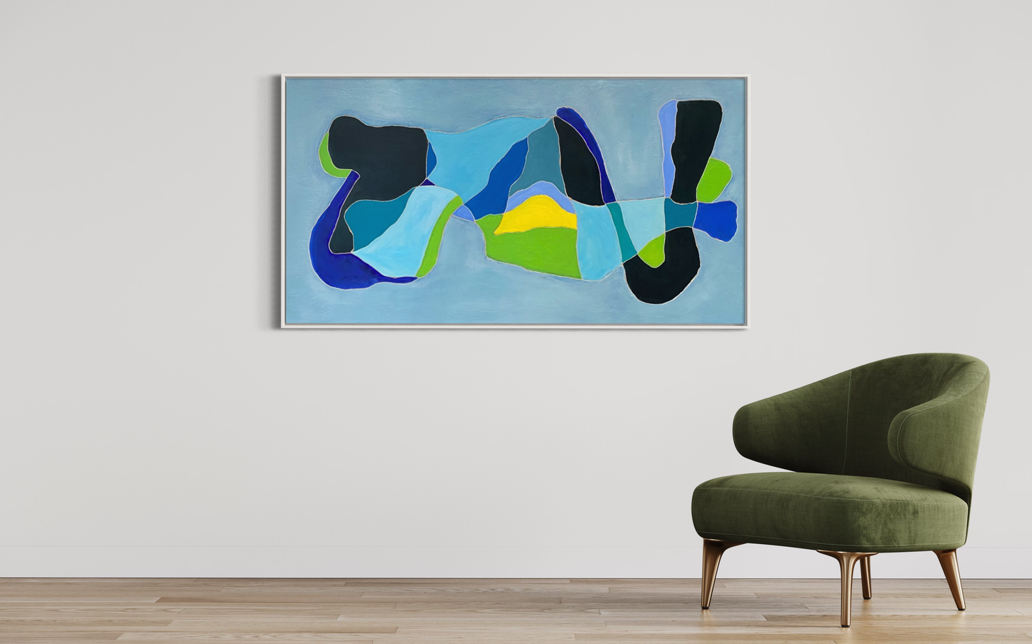 Blue Daze 80x150cm