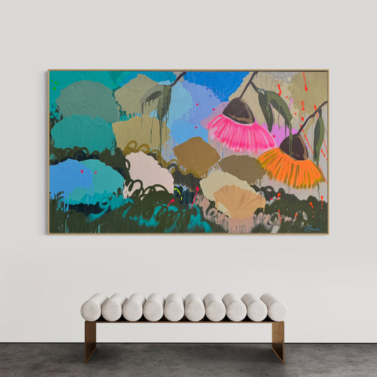 Coloured Flowers 140x240cm