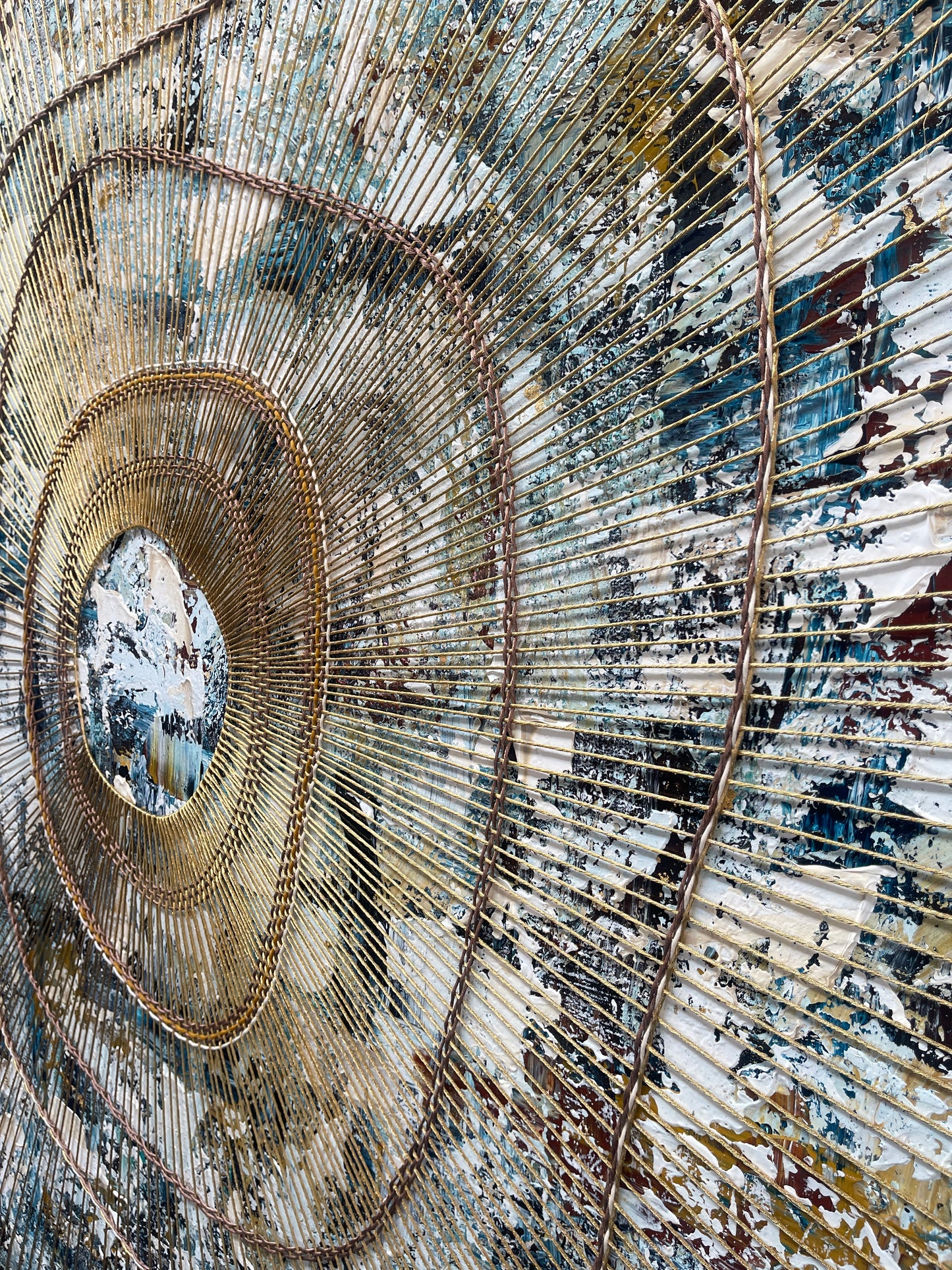 SOLD - Shimmering Symphony 180x150cm