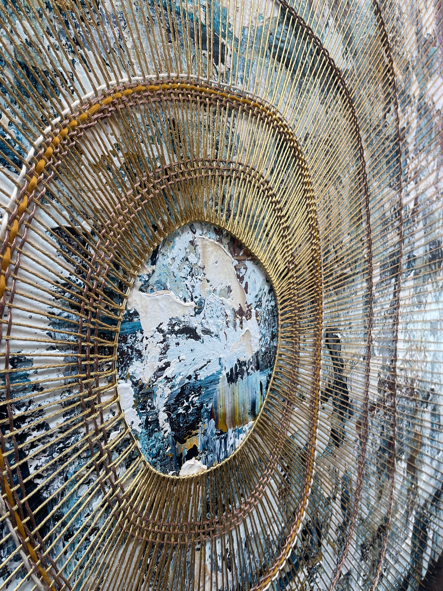 SOLD - Shimmering Symphony 180x150cm