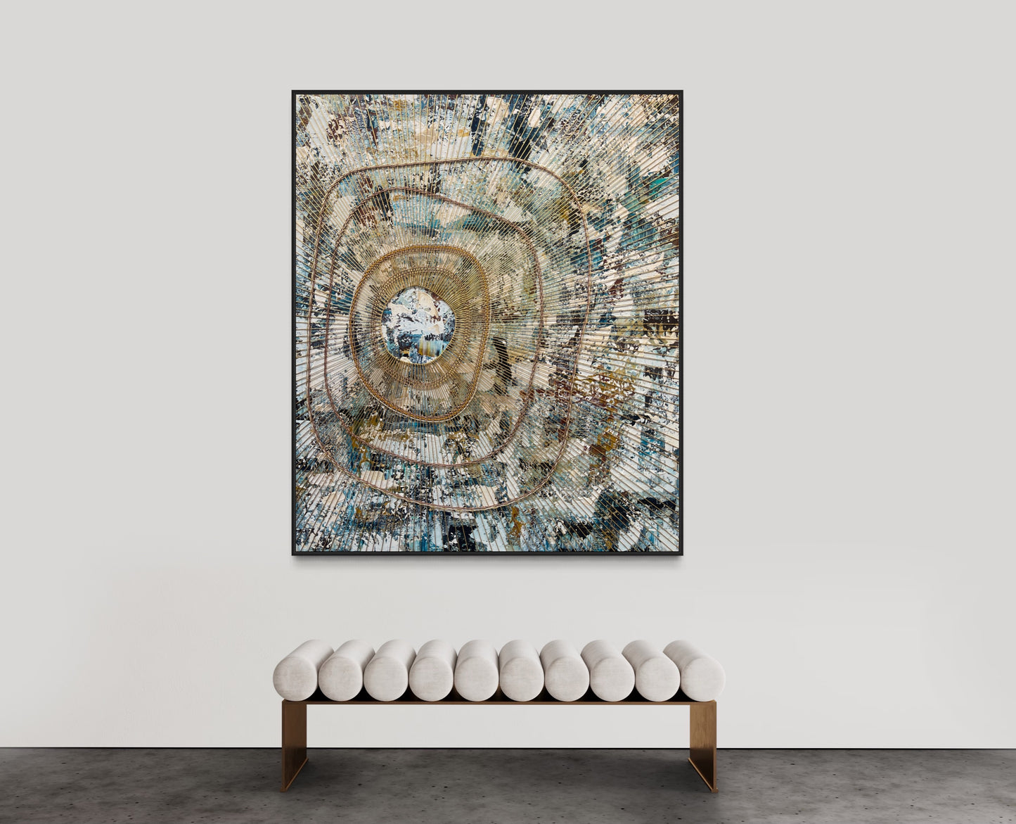 SOLD - Shimmering Symphony 180x150cm