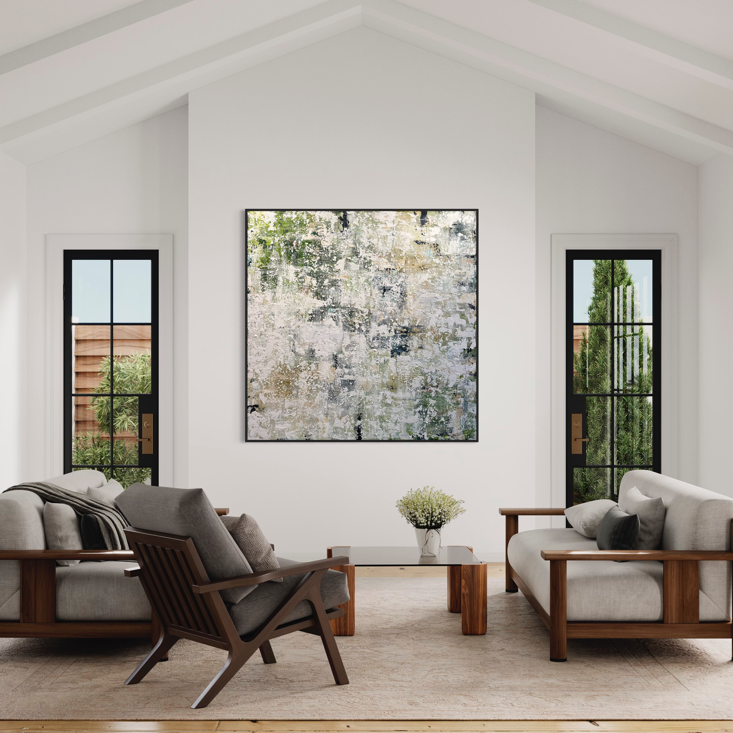 SOLD- Looking Through Nature 170x170cm