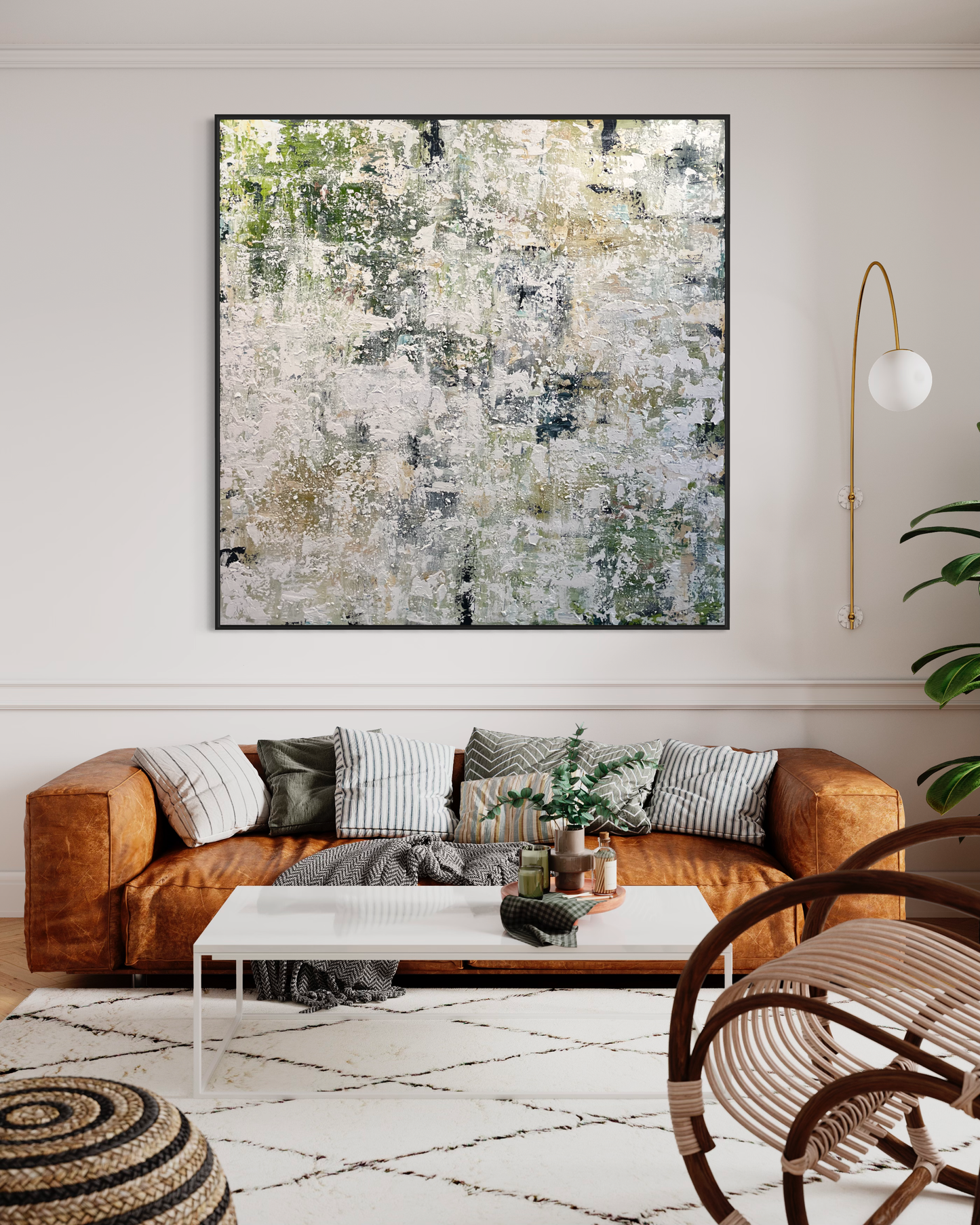 SOLD- Looking Through Nature 170x170cm