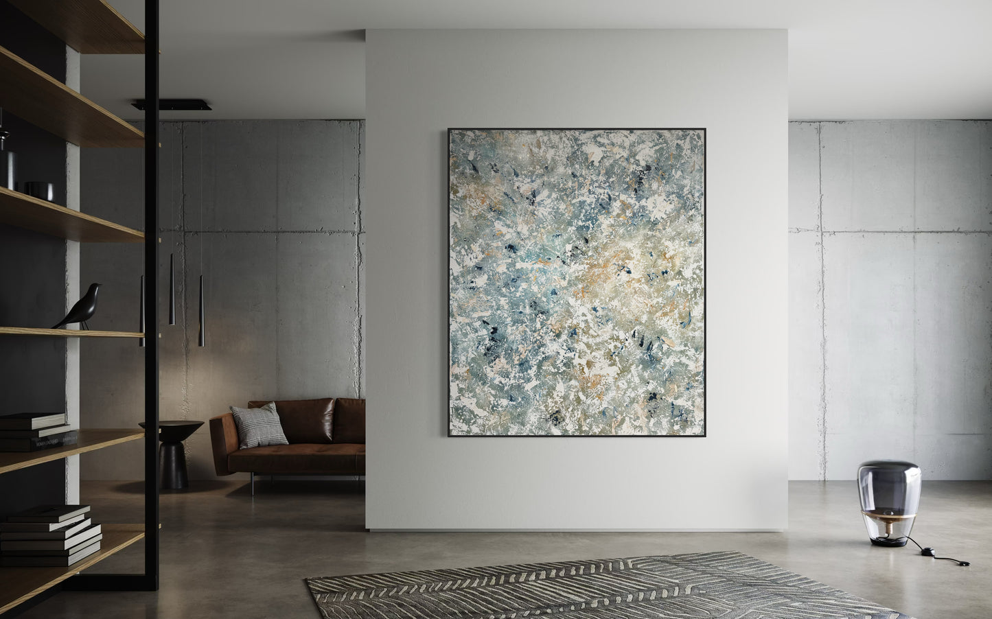 Looking Through Ocean Breeze 180x150cm