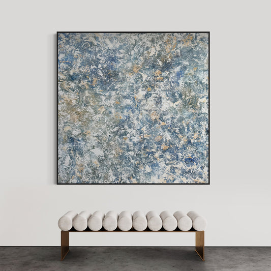 Looking Through Winter Waters 180x180cm