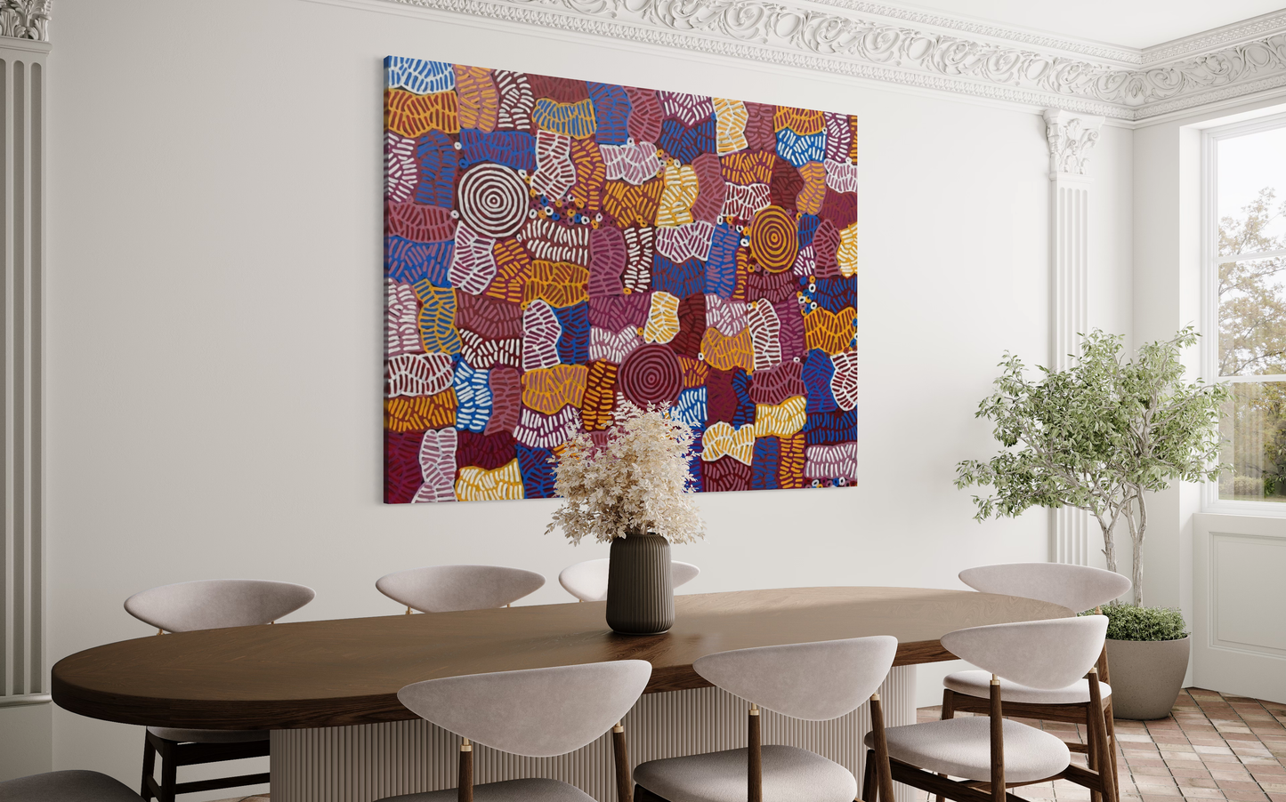 BETTY CLUB MBITJANA - My Country 152x200cm