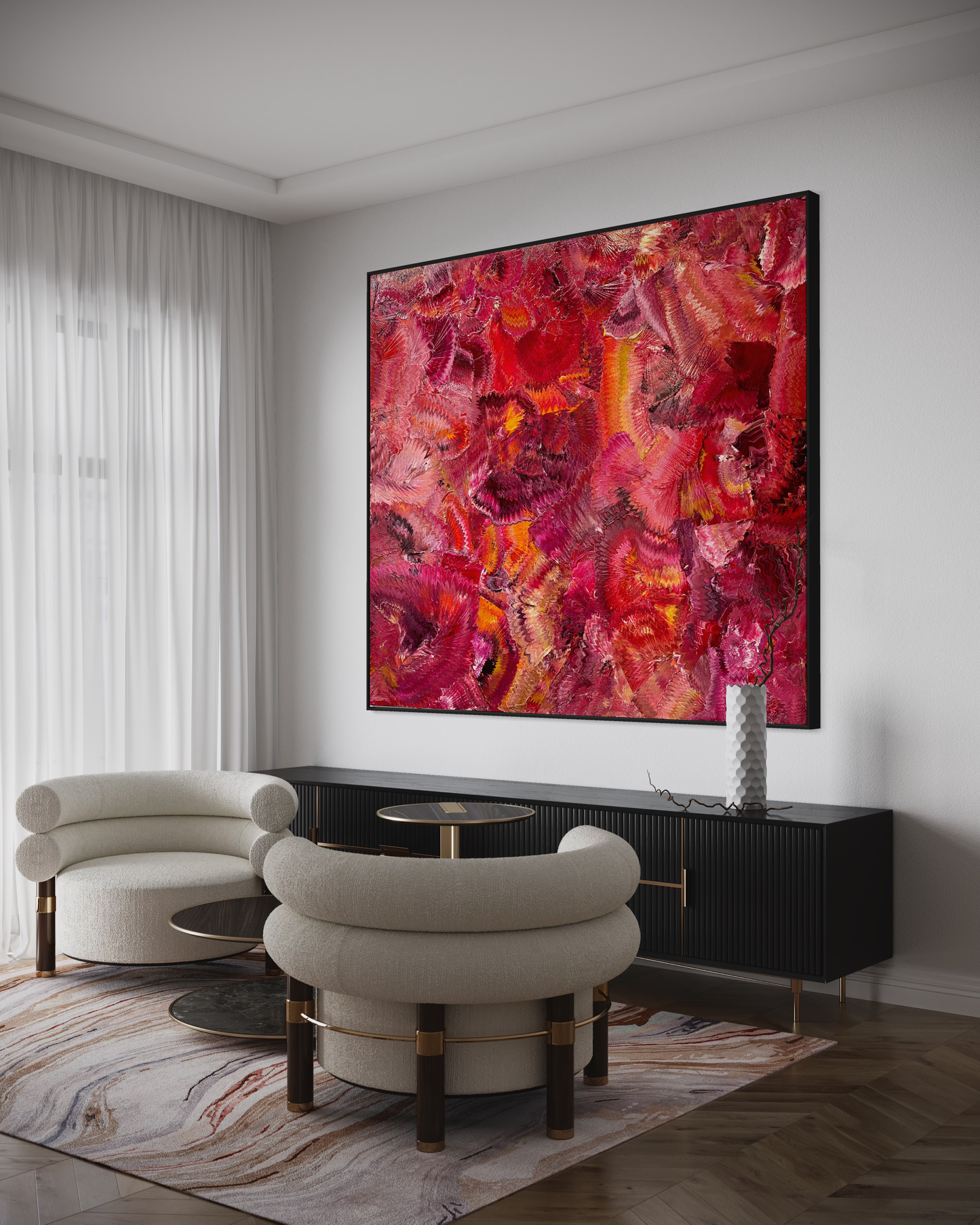 SOLD -Passions Dance 180x200cm