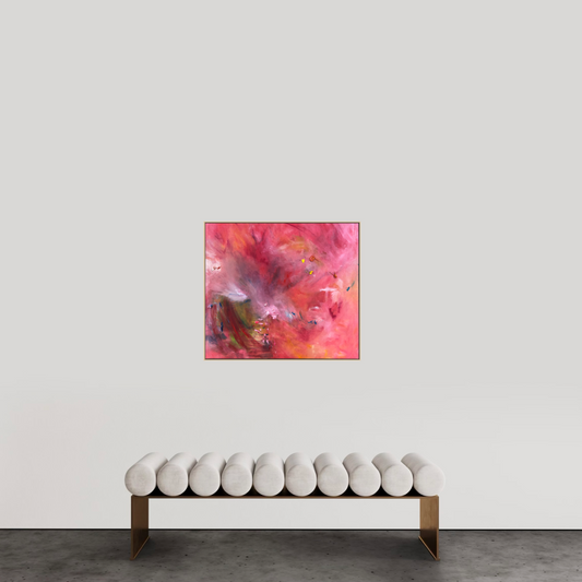 Red Haze 76x86cm