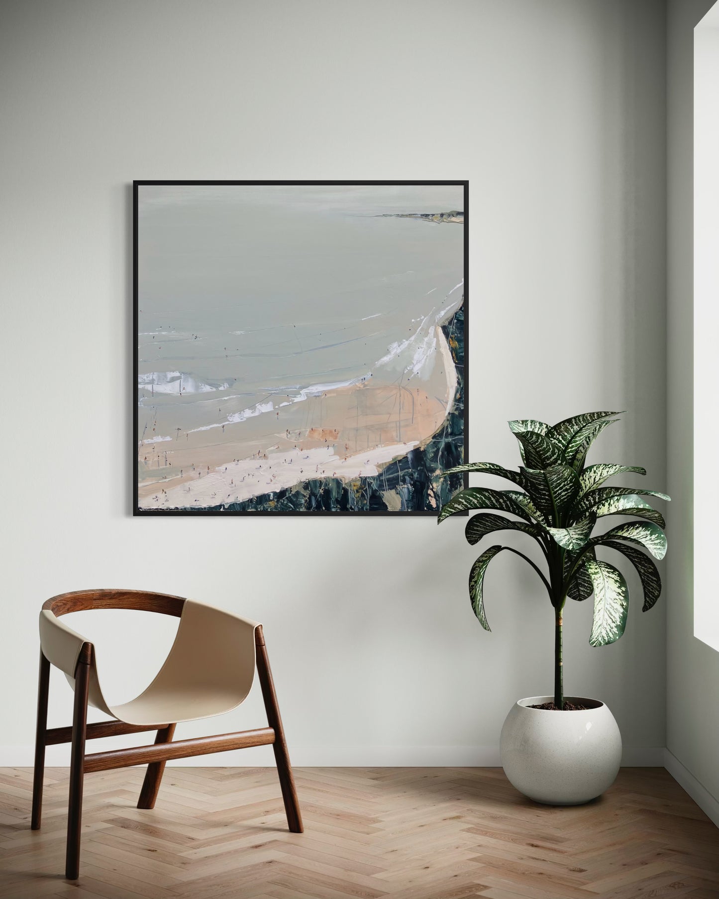 South Side Surf Check 119x119cm