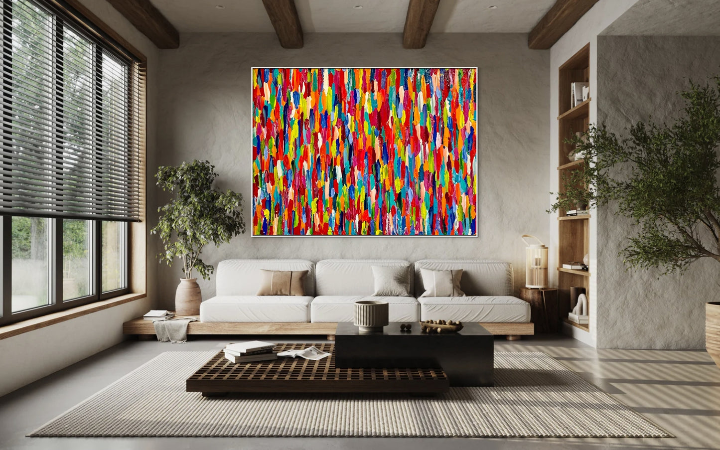 SOLD - Water Reflections 180x240cm