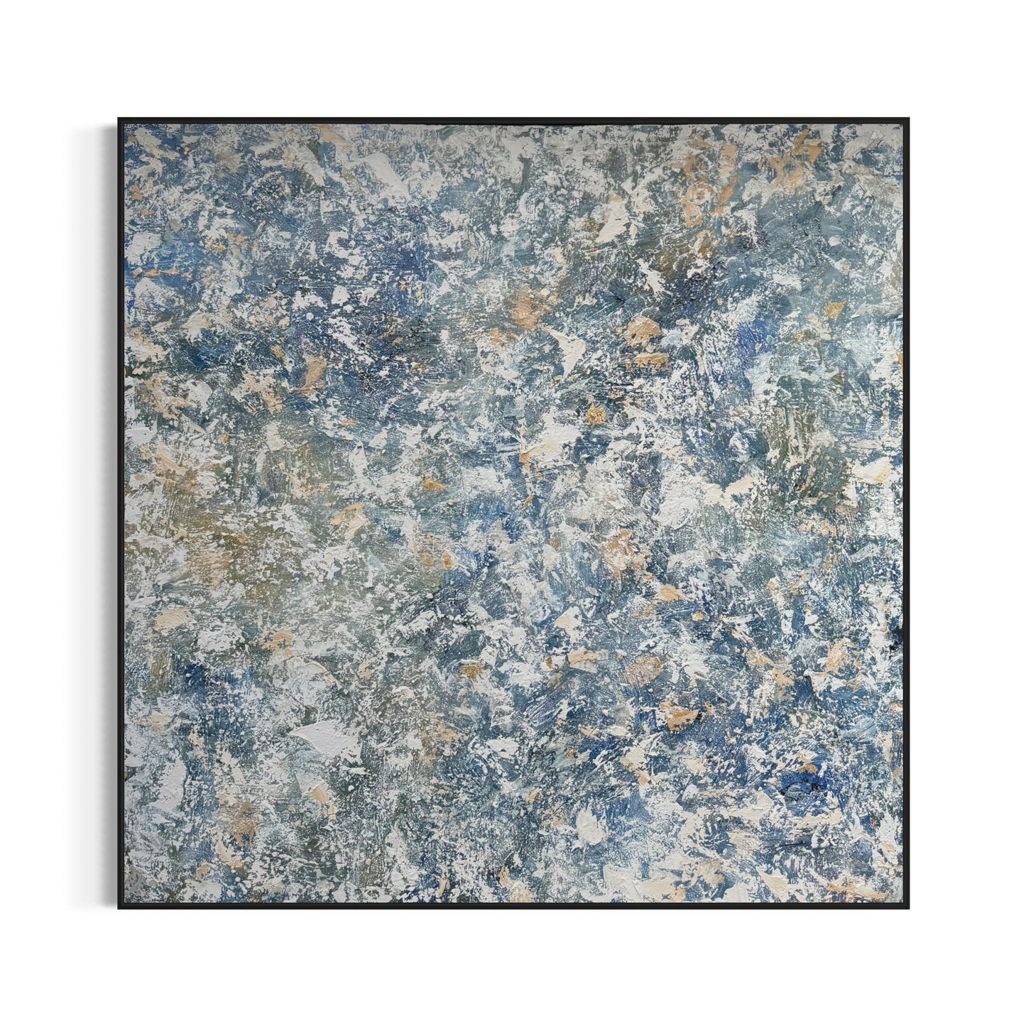 Looking Through Winter Waters 180x180cm