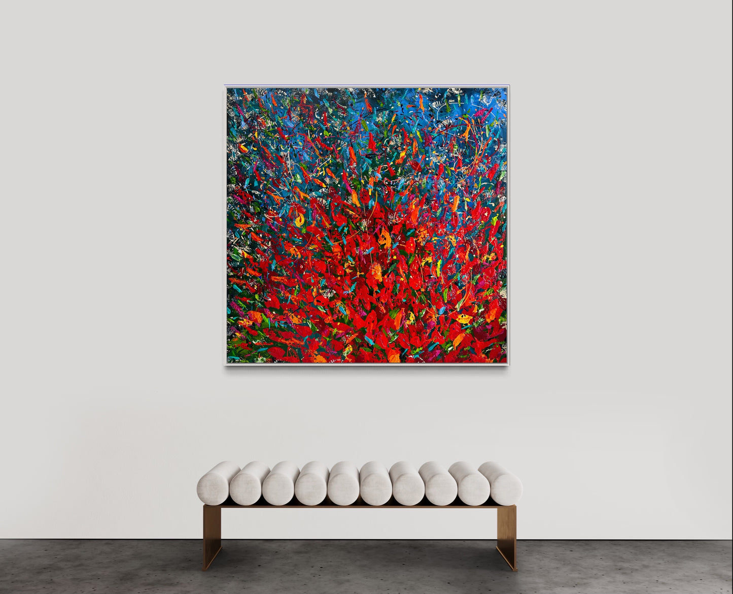 SOLD - Lorne Bushfires 150x150cm