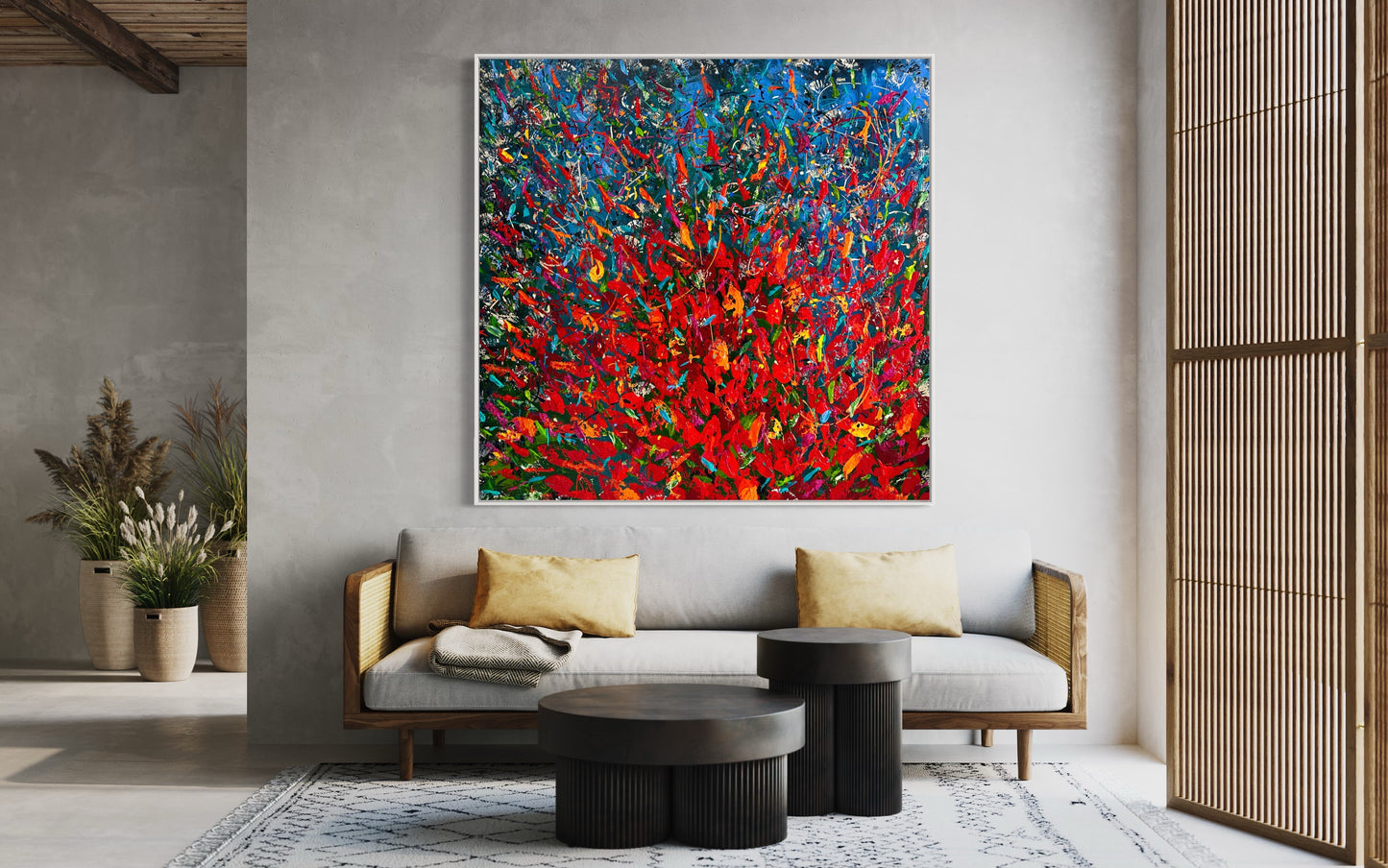 SOLD - Lorne Bushfires 150x150cm