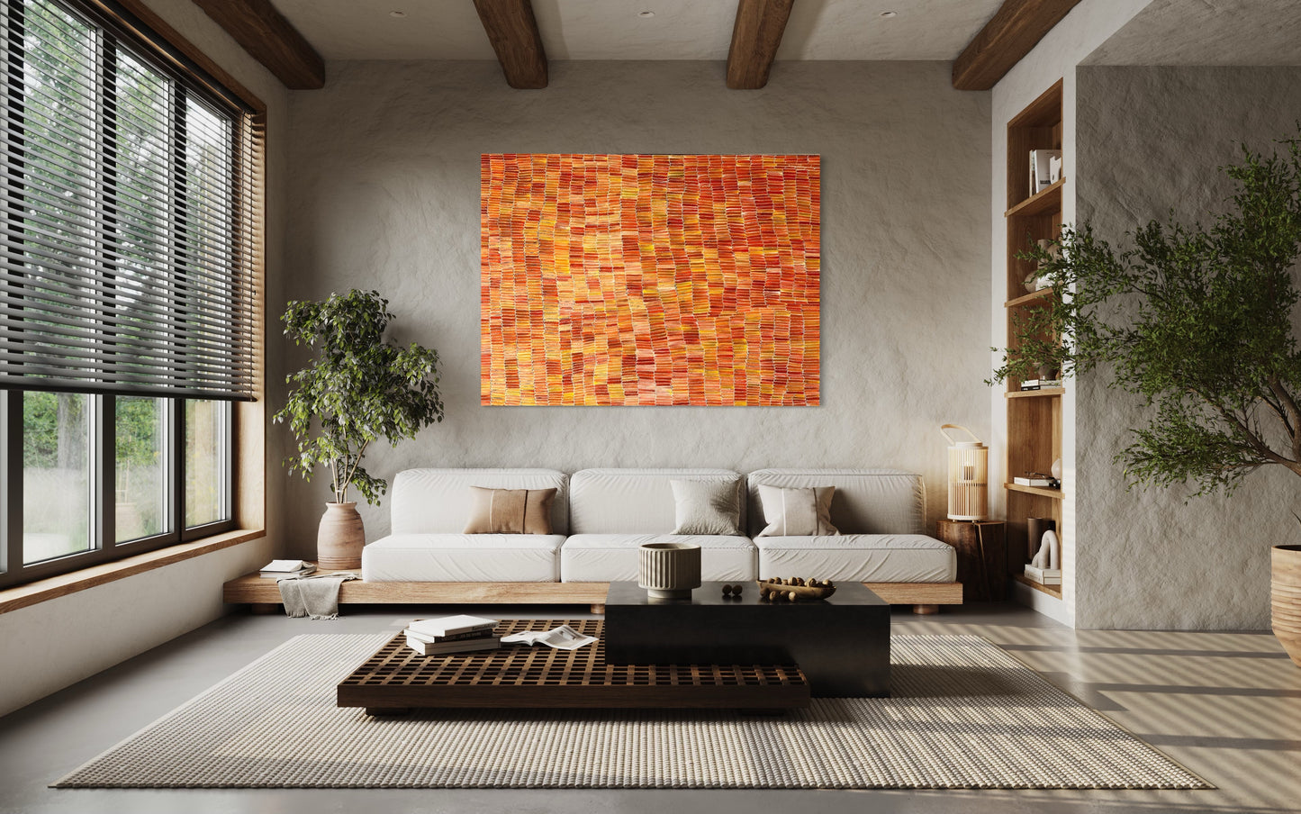 JEANNIE MILLS PWERLE - Bush Yam 200x150cm