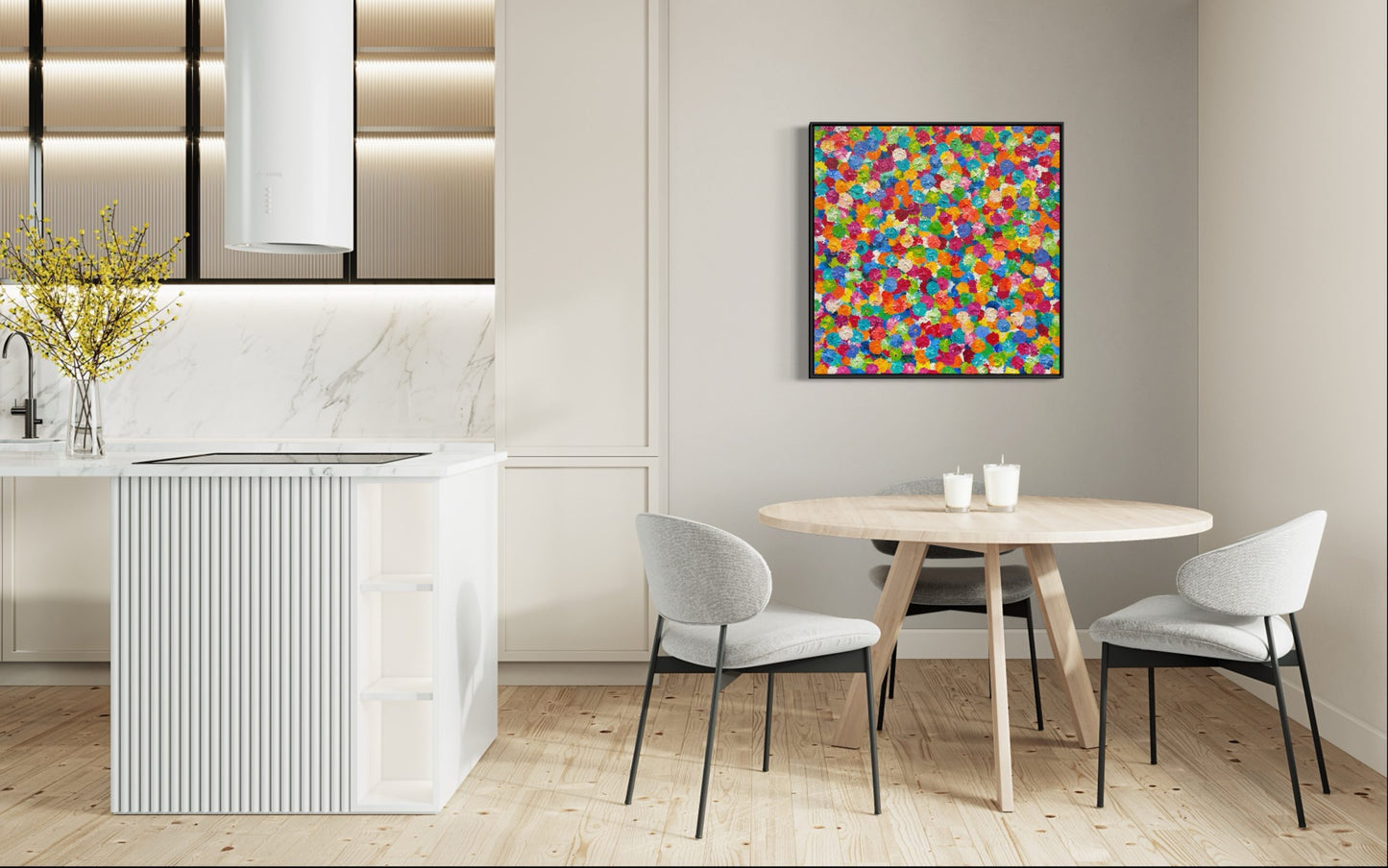 Enchanting Blossom 100x100cm
