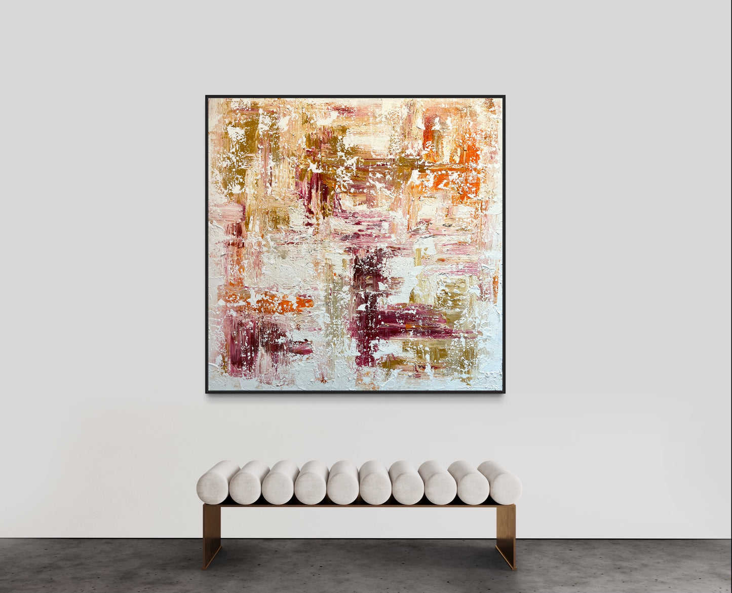 SOLD - Looking Through Sunset 160x160cm