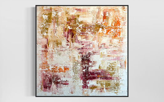 SOLD - Looking Through Sunset 160x160cm