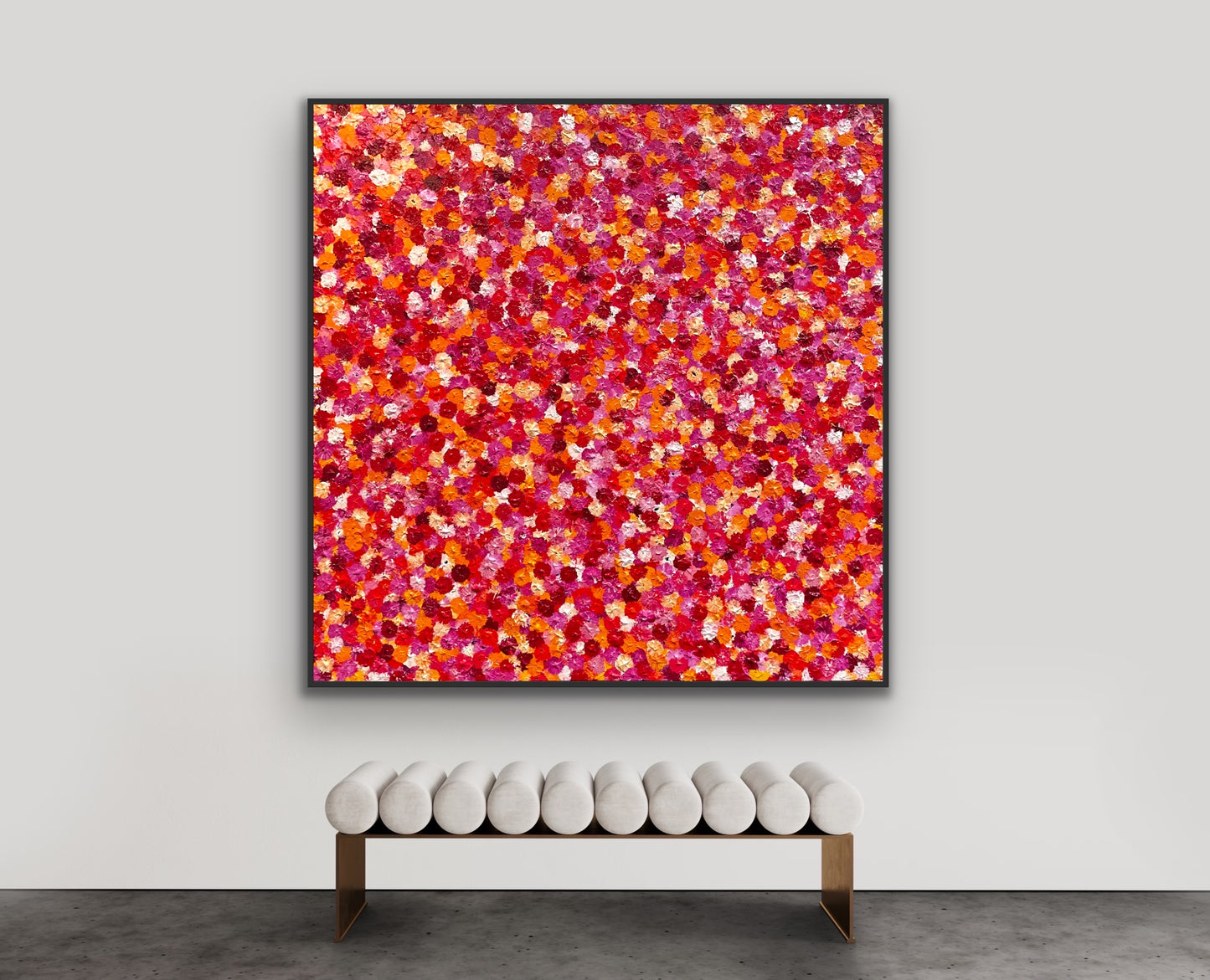 SOLD - Blossom 180x180cm