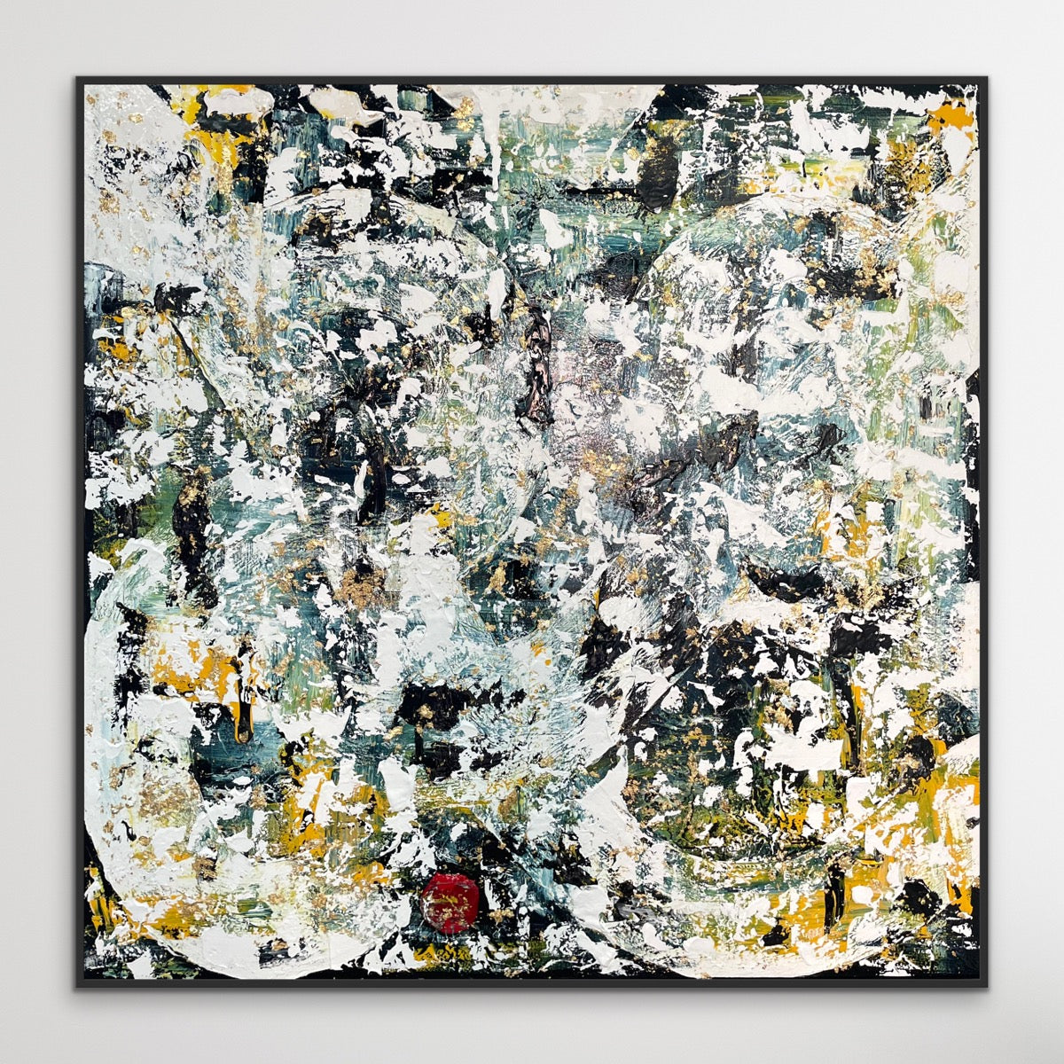 SOLD - Looking Through the Glitz 200x200cm