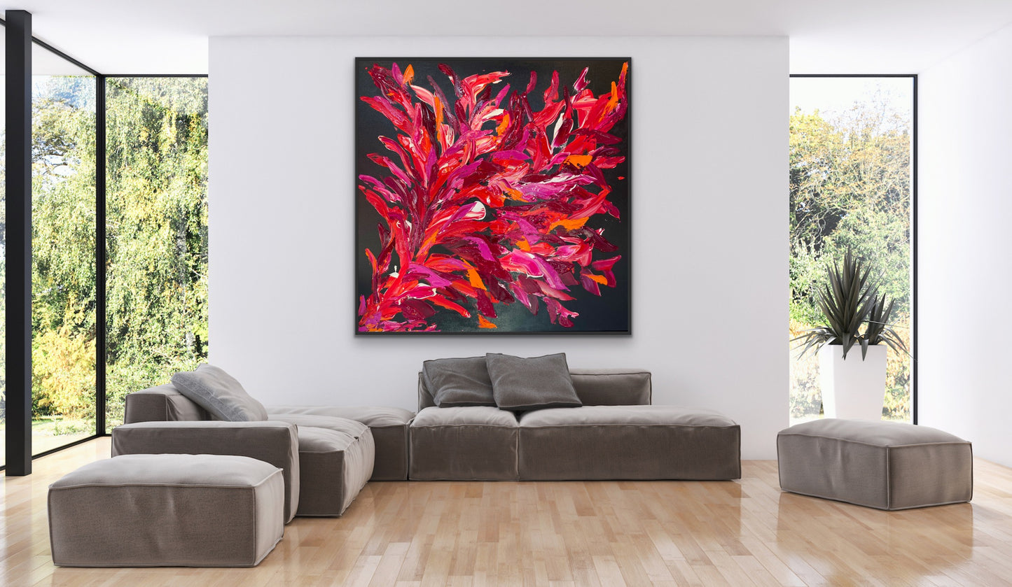 SOLD - Tropicana Freedom 160x160cm