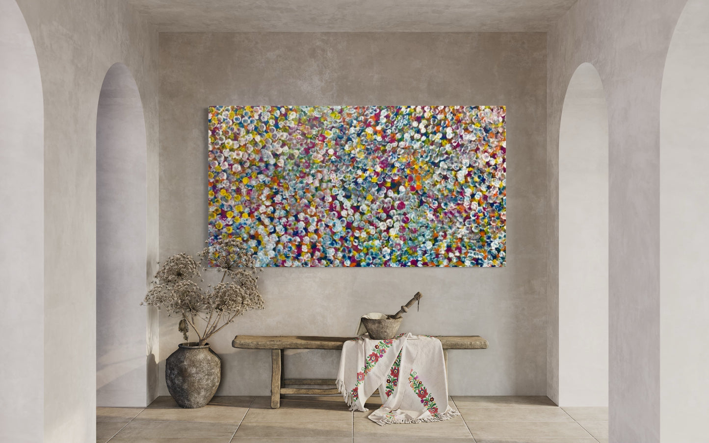BESSIE PITJARA - Bush Plums 110x203cm