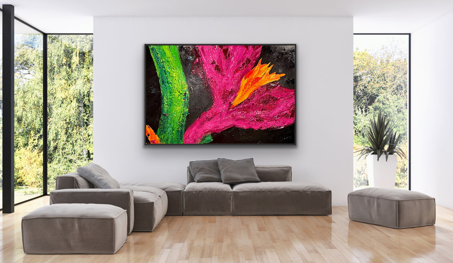 SOLD - Tropicana Romance 120x180cm