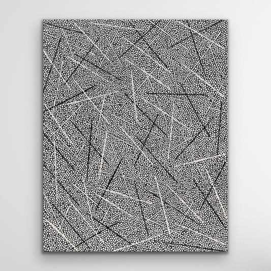 SOLD - RAYMOND WALTERS PENANGKE - Damper Seeds 150x120cm