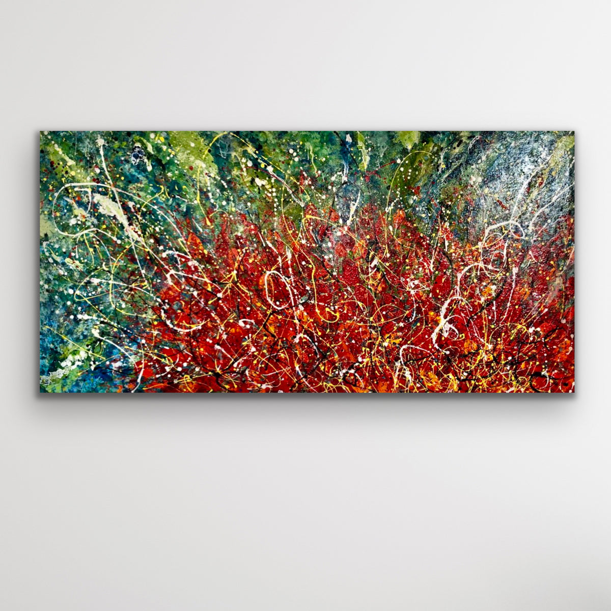 SOLD - Lorne Bushfires 120x280cm