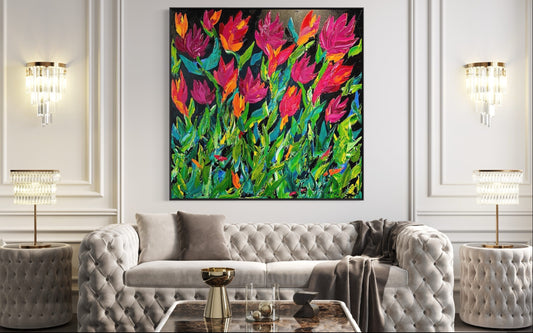 SOLD - Tropicana 160x160cm
