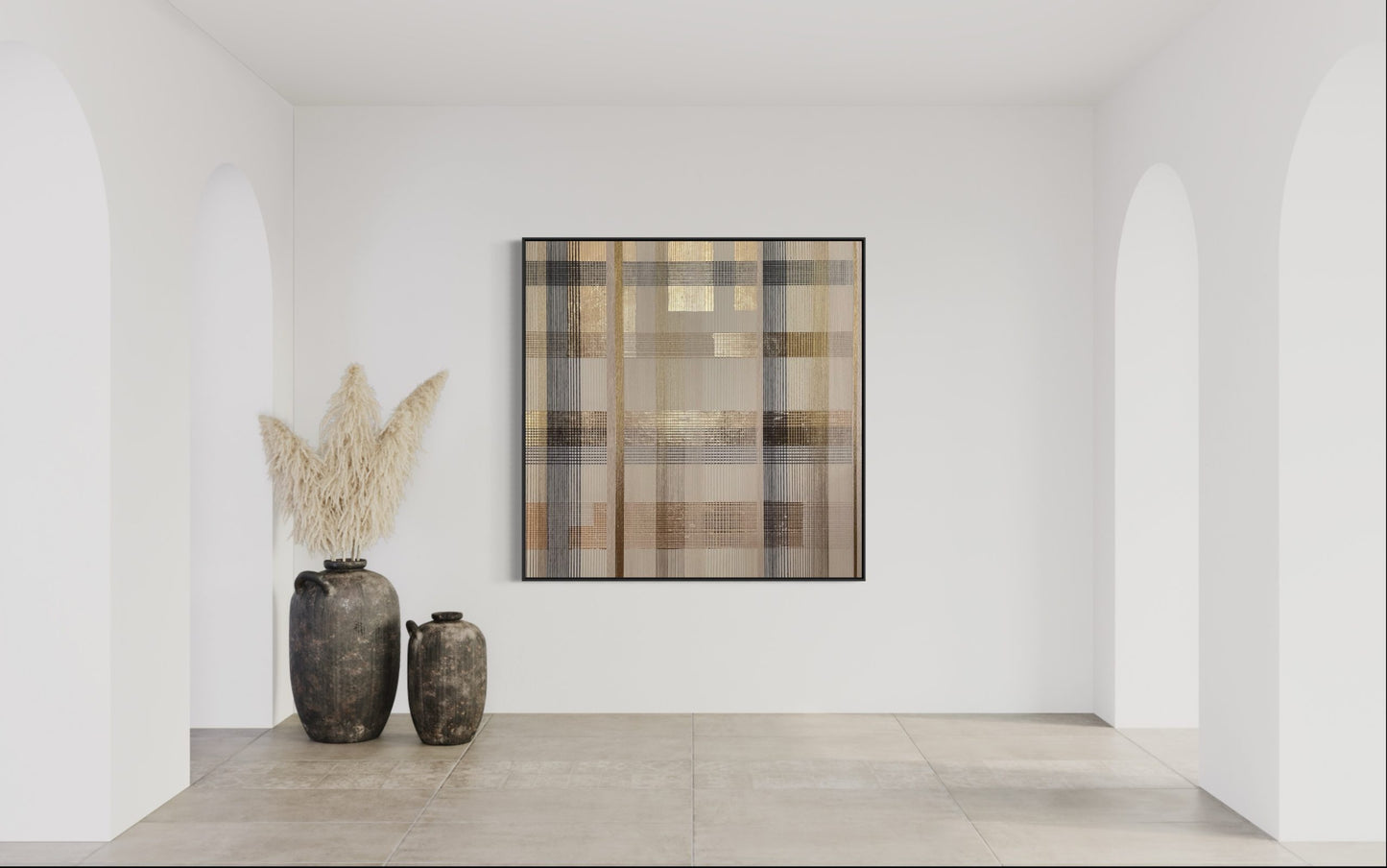 SOLD- Golden Shimmer 150x150cm