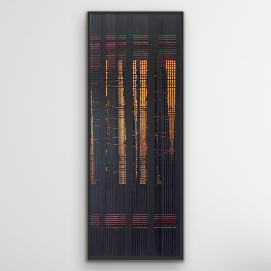 SOLD - Twilight Sunset Shadows 160x60cm