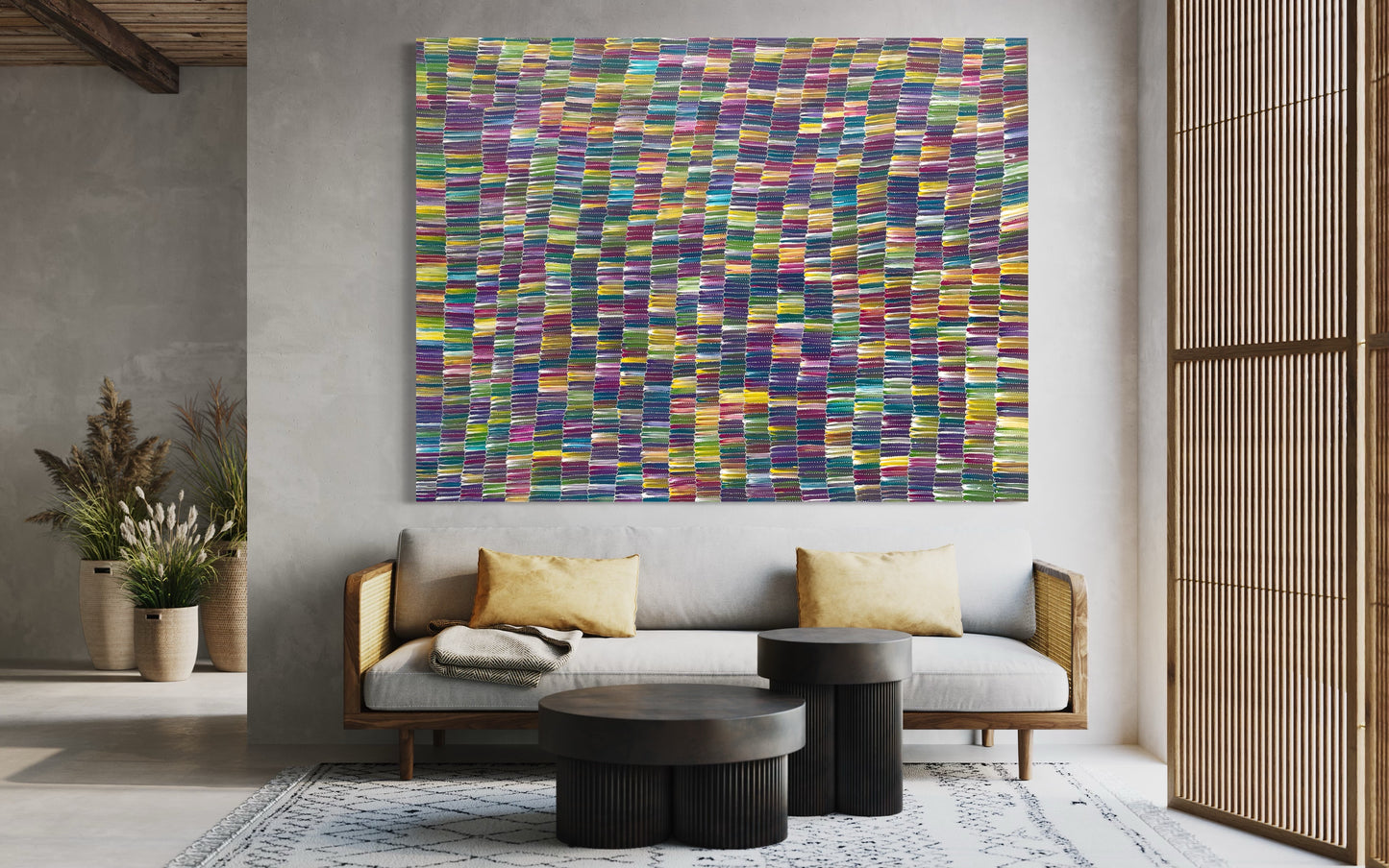 JEANNIE MILLS PWERLE - Bush Yam 154x200cm