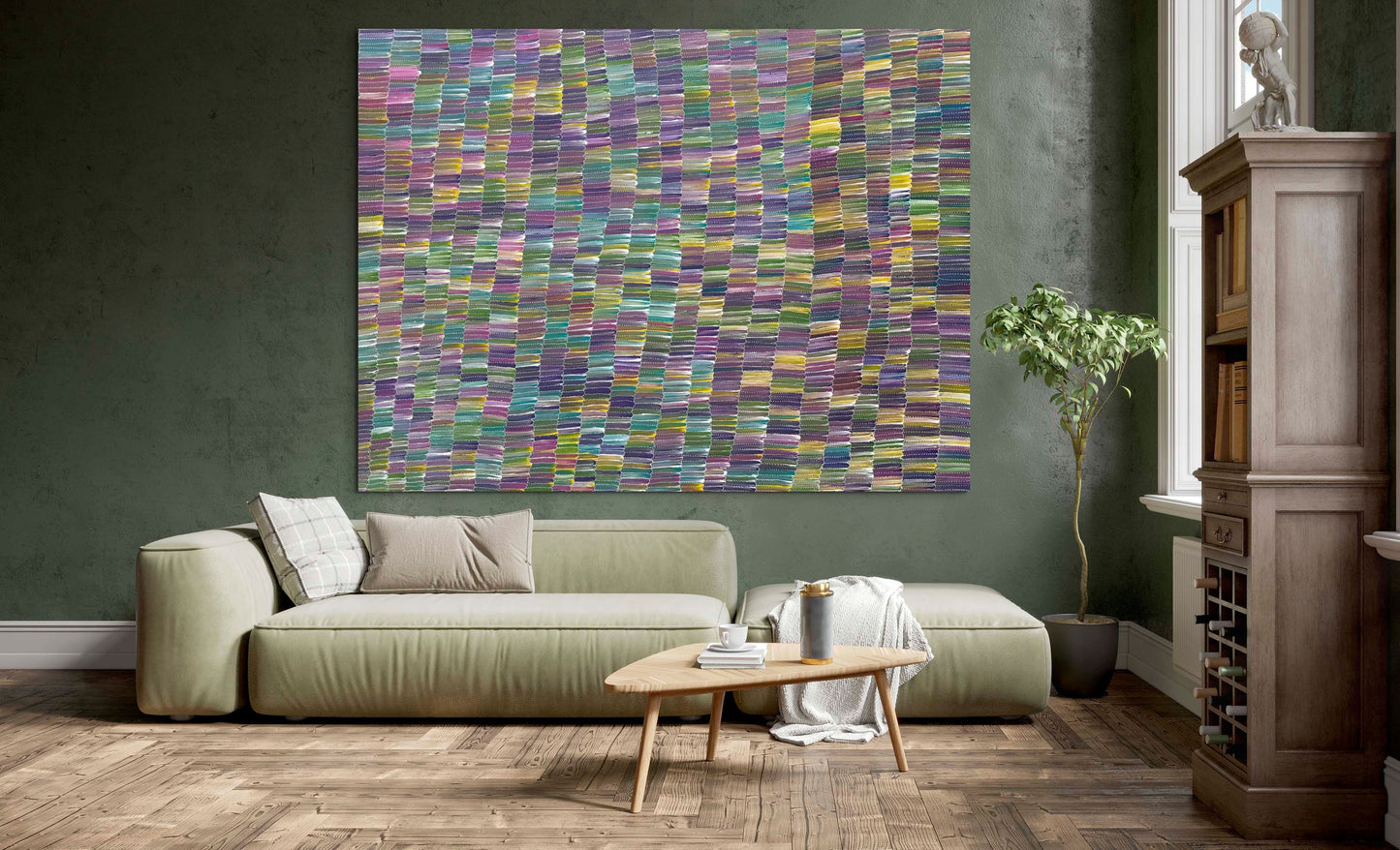 JEANNIE MILLS PWERLE - Bush Yam 153x215cm