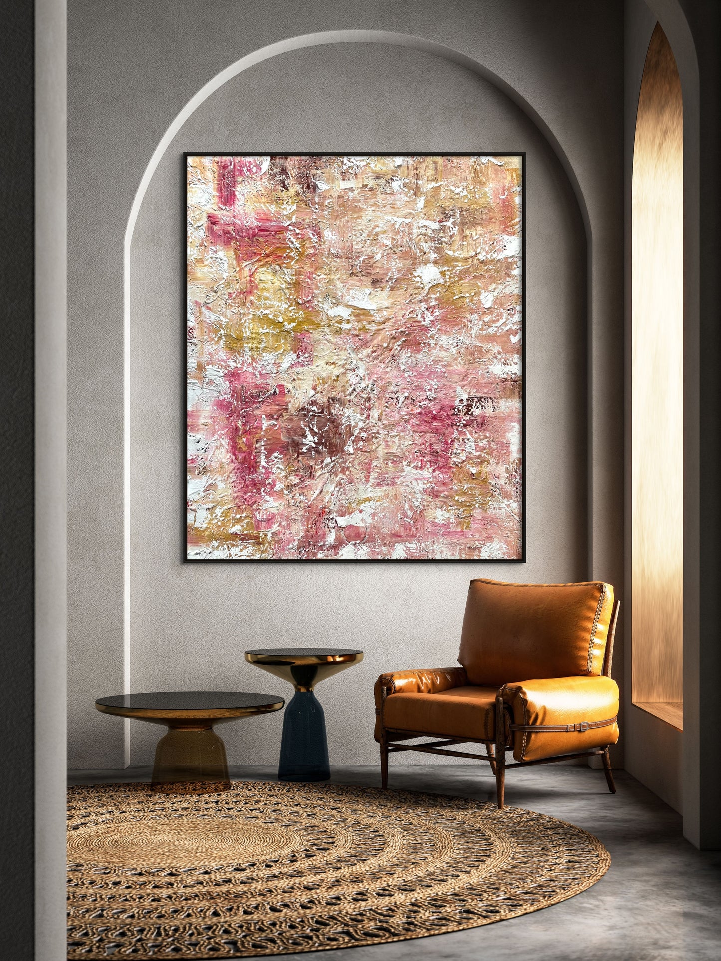 SOLD - Looking Through Full Sunset 150x180cm
