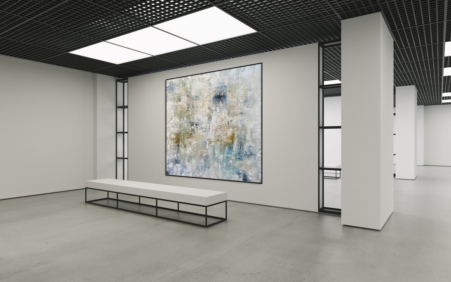SOLD - Looking Through Autumn Haze 205x230cm