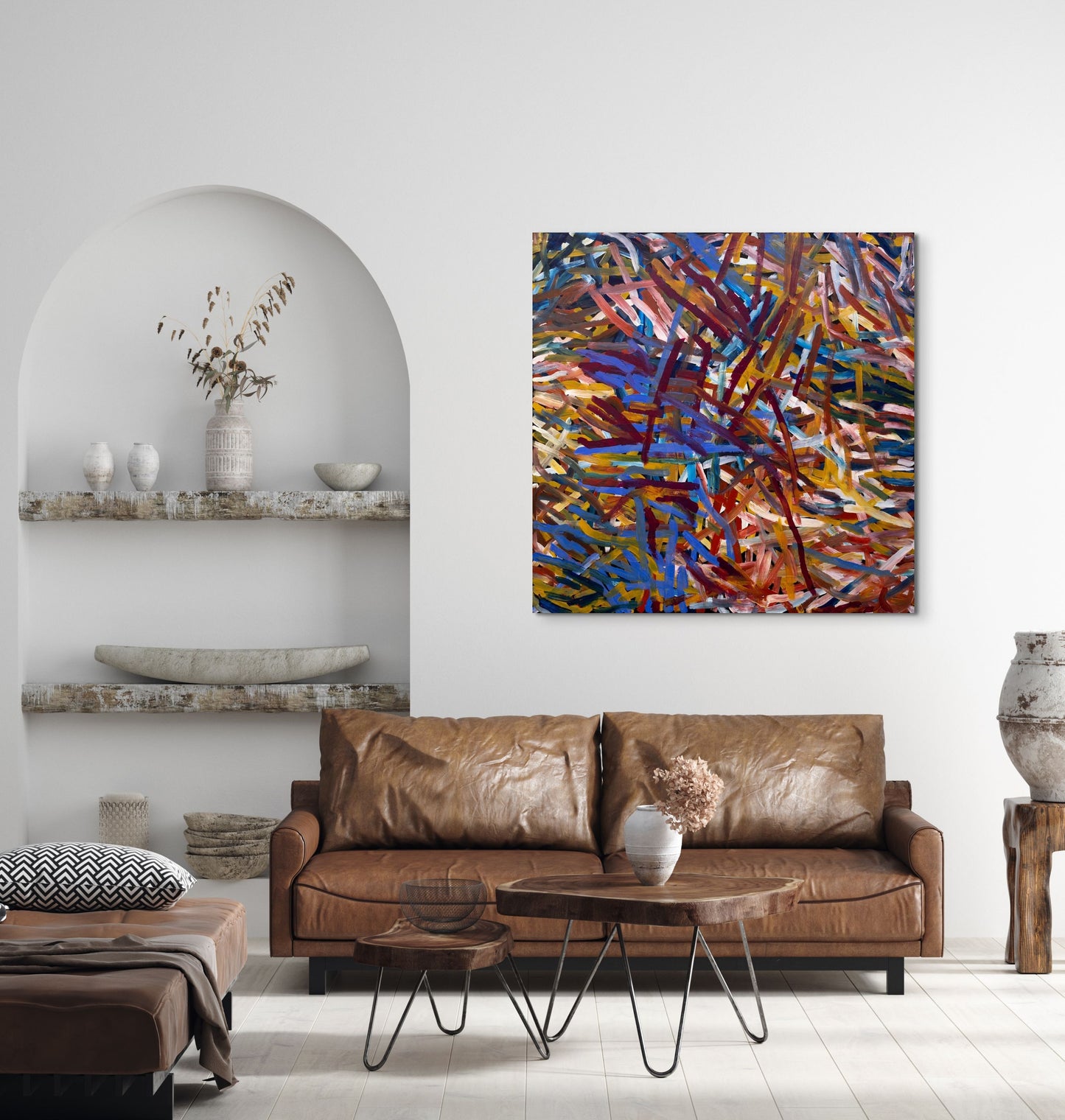 MOLLY PWERLE - Awelye Atnwengerrp 119x120cm