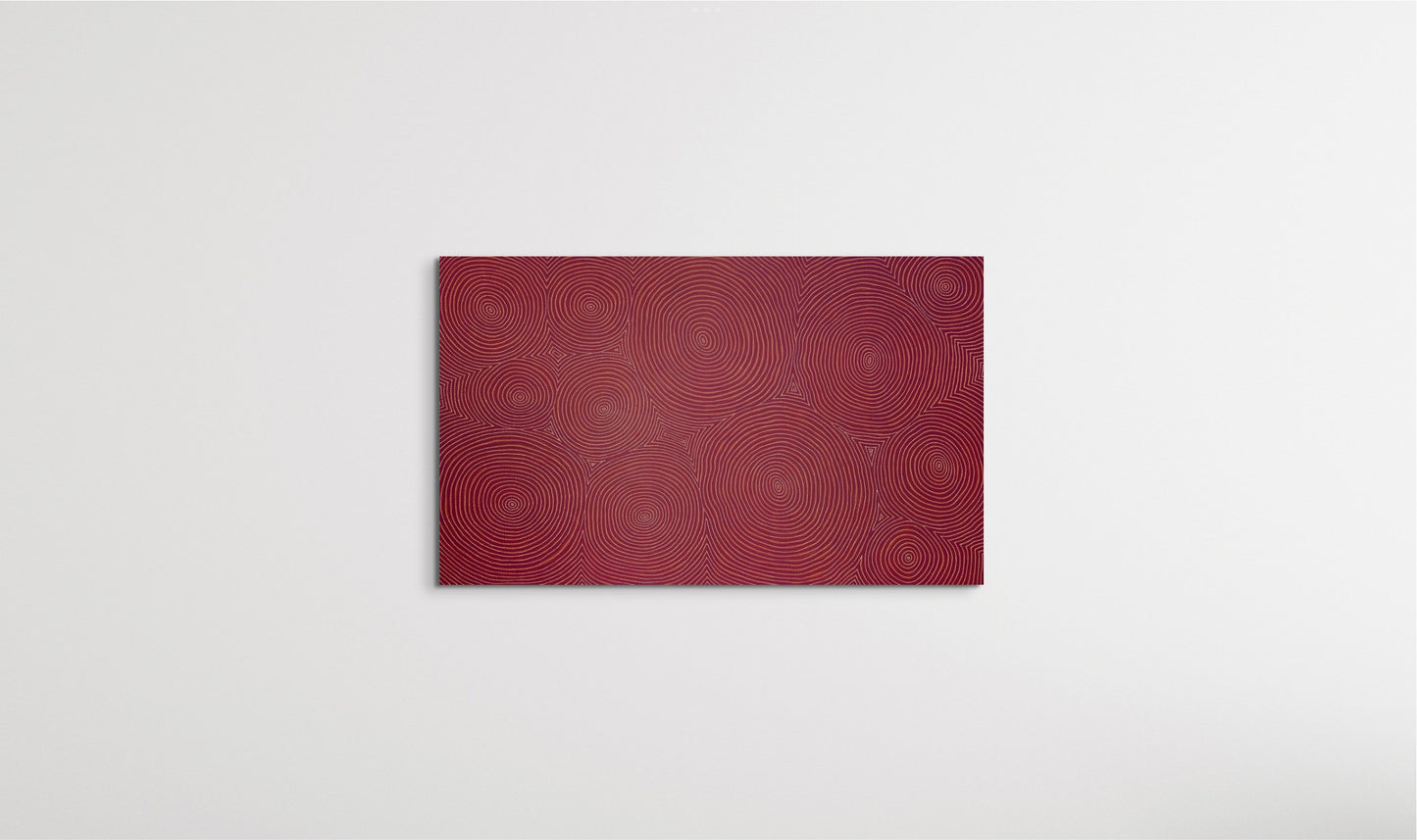 SOLD- RAYMOND WALTERS PENANGKE - Ngarleyekwerlang 150x90cm