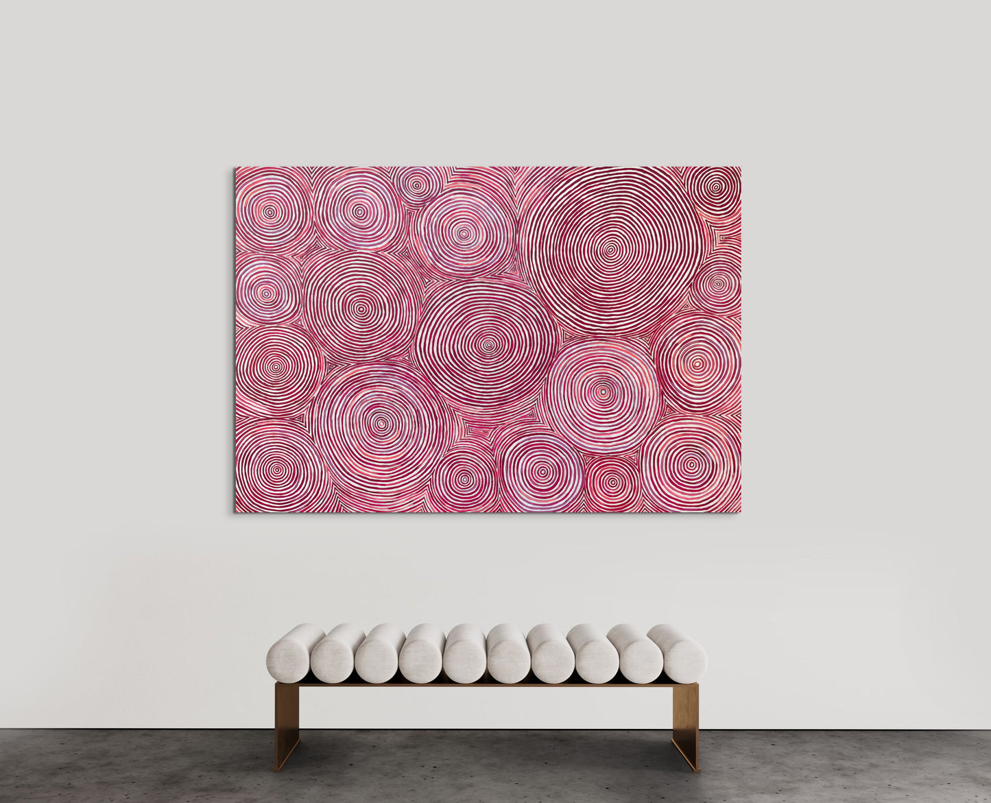 SOLD - RAYMOND WALTERS PENANGKE - Ngarleyekwerlang 125x181cm