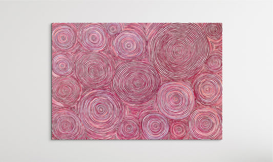 SOLD - RAYMOND WALTERS PENANGKE - Ngarleyekwerlang 125x181cm