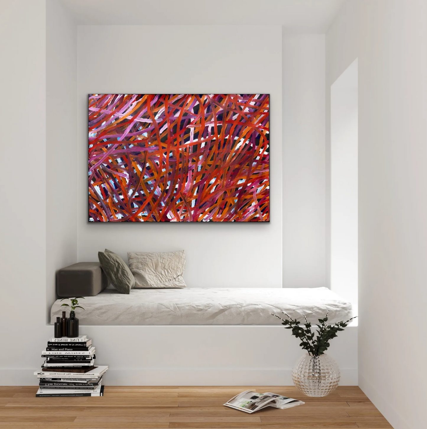 MOLLY PWERLE - Awelye Atnwengerrp 100x141cm