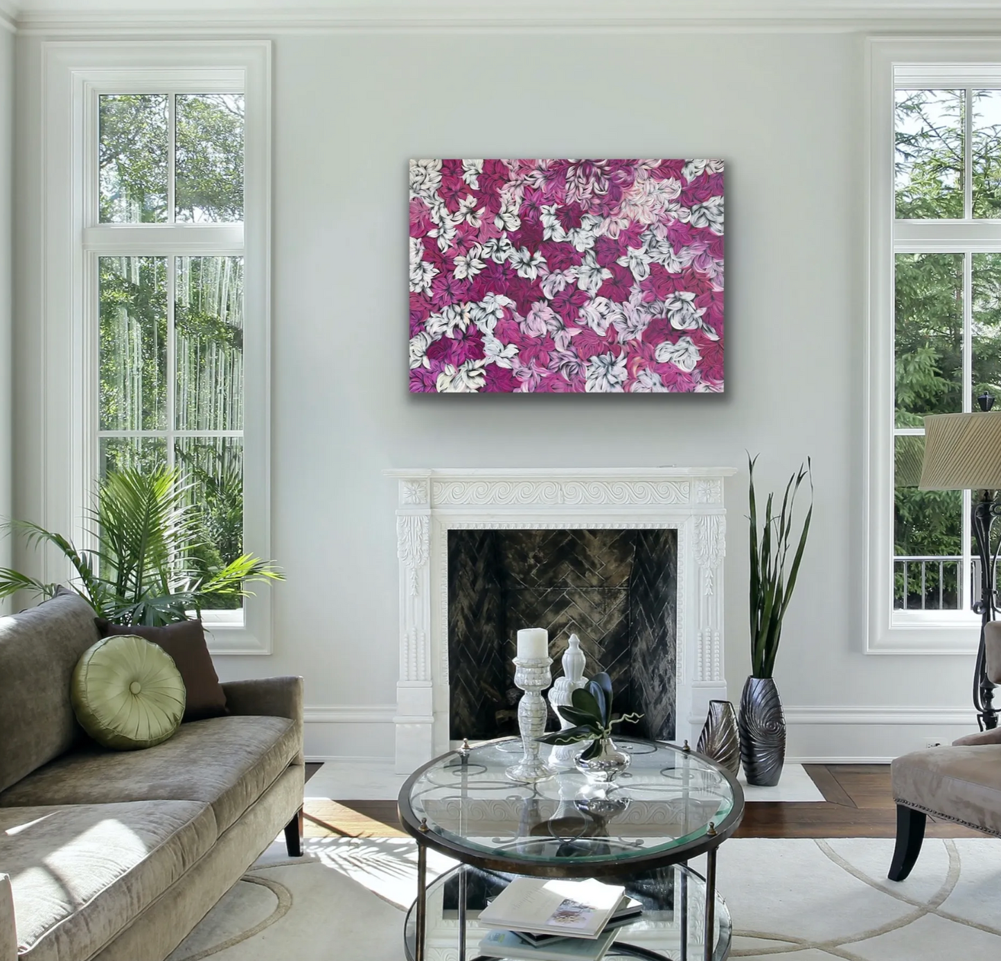MARGARET SCOBIE - Bush Medicine Leaves 70x94cm